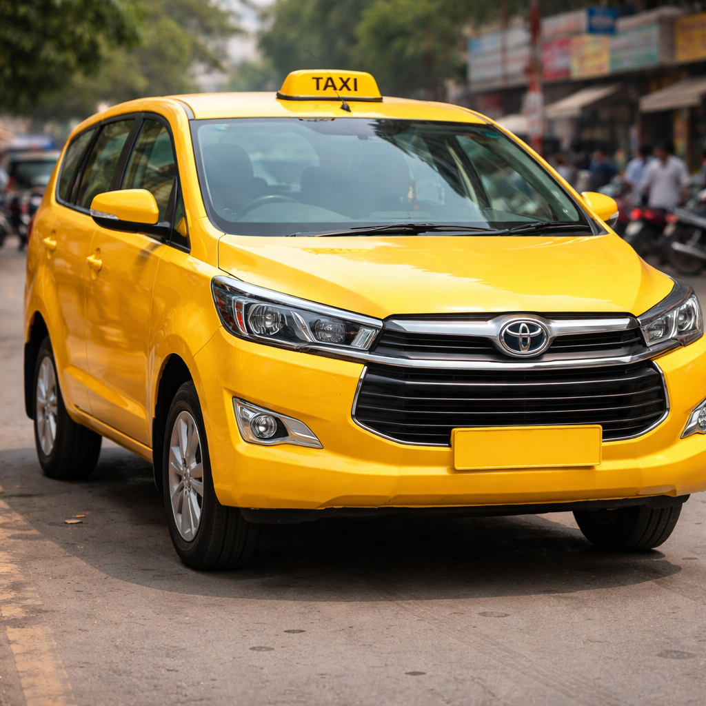 Luxury Sedan Yellow Cab