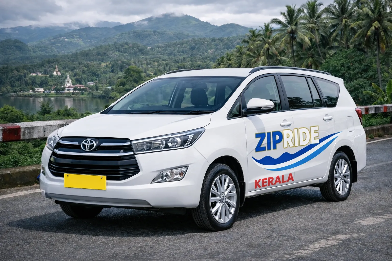 Premium ZipRide SUV driving in Wayanad Kerala