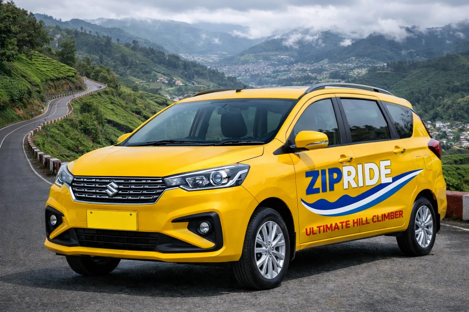 Premium ZipRide SUV for Hill Climbing
